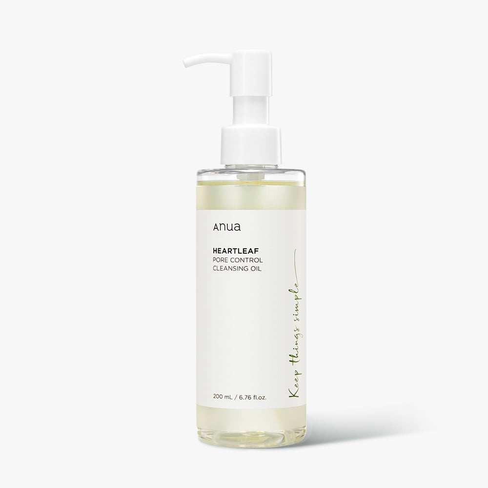 ANUA Heartleaf Double Cleansing Set – Cleansing Oil & Foam Duo for Sensitive Skin and Pore Care (200ml + 150ml)