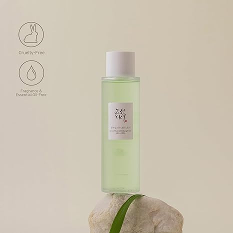 Beauty of Joseon Green Plum Refreshing Toner: AHA + BHA 150ml / 5.07 fl oz – Exfoliating & Balancing Toner for Sensitive Skin